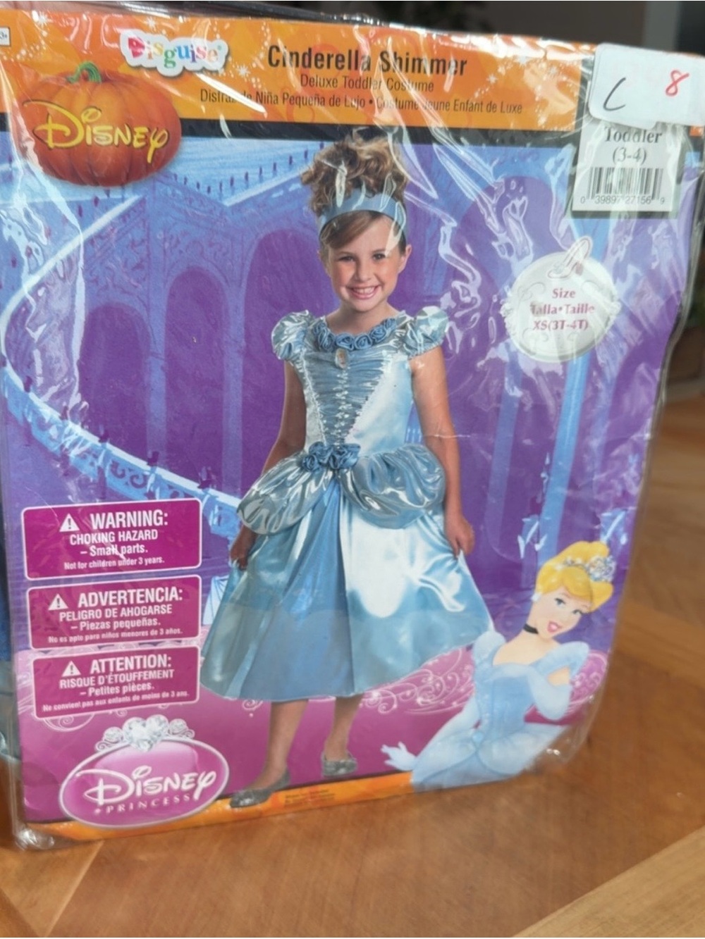 Disney Cinderella Light Blue Toddler Dress Costume